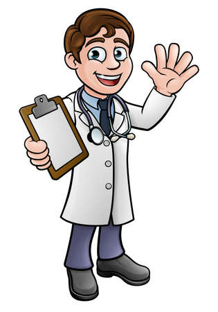 Doctor Cartoon Characterの写真素材
