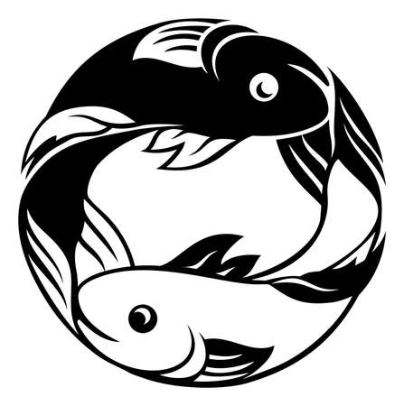 Pisces Fish  Signのイラスト素材