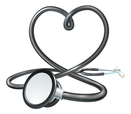 Heart Stethoscope Conceptのイラスト素材