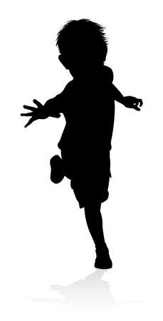 Kid Child Silhouetteのイラスト素材