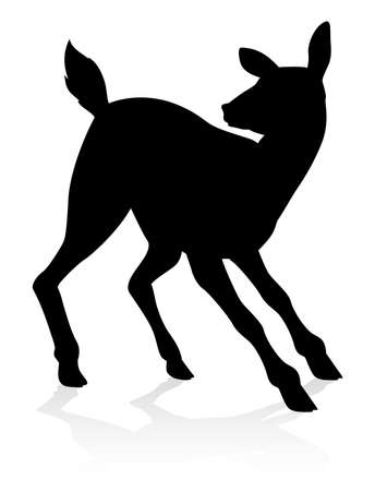 Deer Animal Silhouetteのイラスト素材