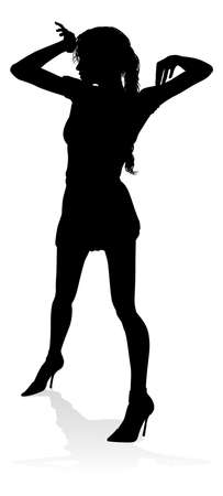 Dance Dancer Silhouetteのイラスト素材