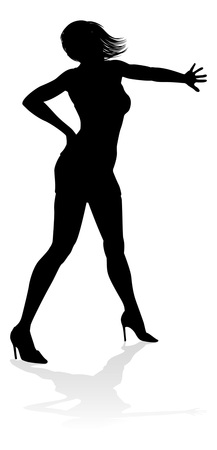 Dance Dancer Silhouetteのイラスト素材