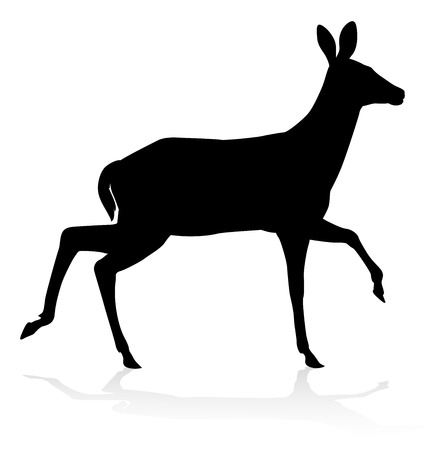 Deer Animal Silhouetteのイラスト素材