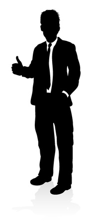 Business People Silhouetteの写真素材