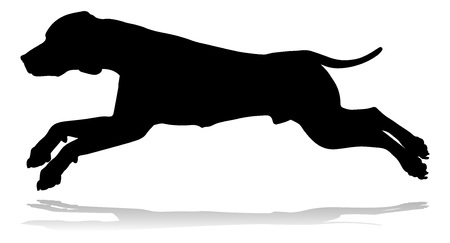 Dog Silhouette Pet Animalのイラスト素材
