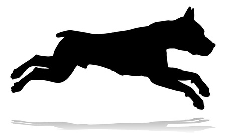 Dog Silhouette Pet Animalのイラスト素材