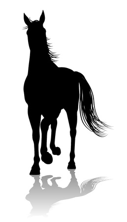 Horse Silhouette Animalのイラスト素材