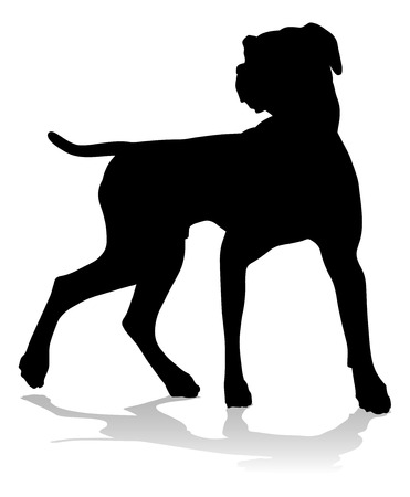Dog Silhouette Pet Animalのイラスト素材