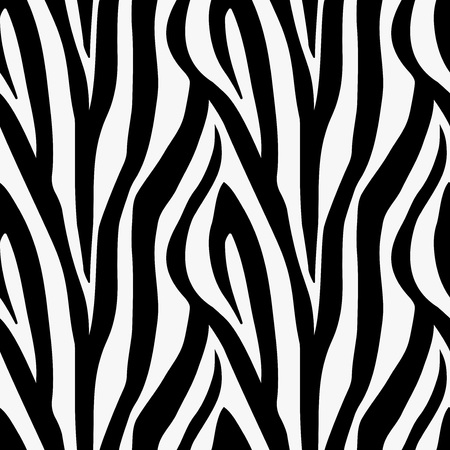 Zebra Animal Print Pattern Seamless Tileのイラスト素材