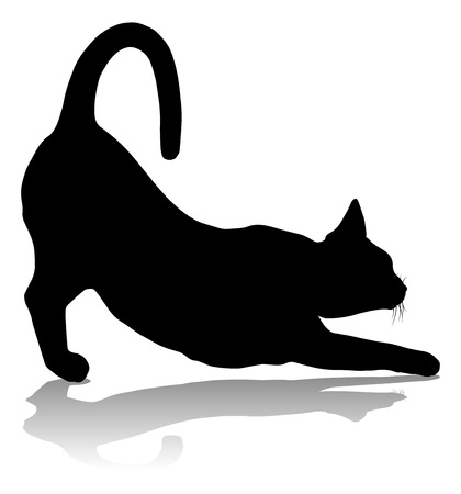 Silhouette Cat Pet Animalのイラスト素材