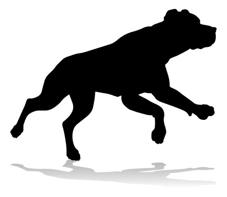 Dog Silhouette Pet Animalのイラスト素材