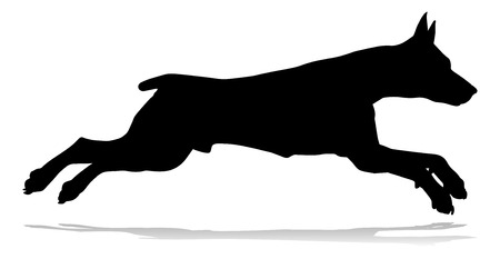 Dog Silhouette Pet Animalのイラスト素材