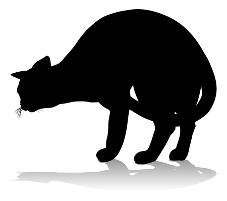 Silhouette Cat Pet Animalのイラスト素材