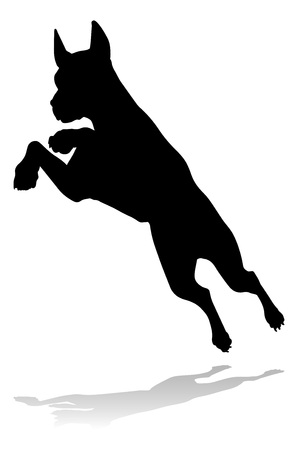 Dog Silhouette Pet Animalのイラスト素材