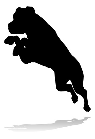 Dog Silhouette Pet Animalのイラスト素材