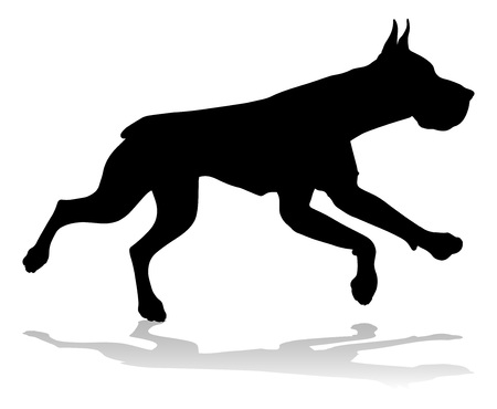 Dog Silhouette Pet Animalのイラスト素材