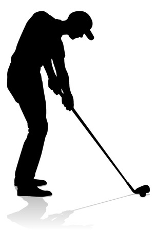 Golfer Golf Sports Person Silhouetteのイラスト素材