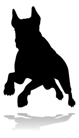 Dog Silhouette Pet Animalのイラスト素材