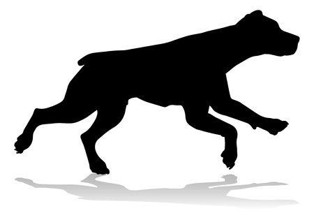 Dog Silhouette Pet Animalのイラスト素材