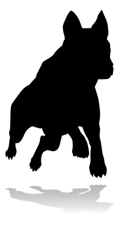 Dog Silhouette Pet Animalのイラスト素材