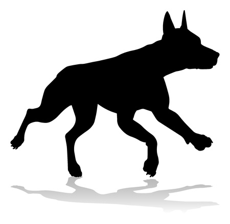 Dog Silhouette Pet Animalのイラスト素材