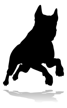 Dog Silhouette Pet Animalのイラスト素材