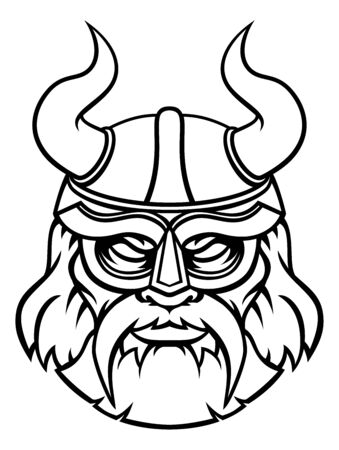 Viking Sports Mascot Characterのイラスト素材