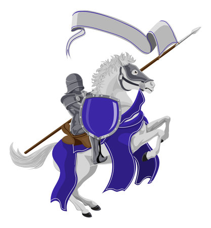 Vector of A medieval knight in armour - ID:1-137544867 - Royalty Free ...