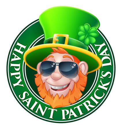 Leprechaun St Patricks Day Cartoonのイラスト素材