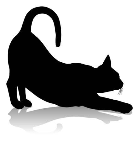 Silhouette Cat Pet Animalのイラスト素材