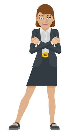 Business Woman Mascot Conceptのイラスト素材