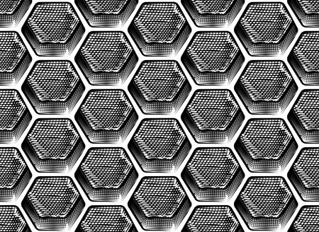 Honeycomb Seamless Backgroundのイラスト素材