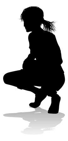 Female Soccer Football Player Woman Silhouetteのイラスト素材