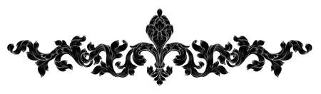 Fleur De Lis Lily Lys Flower Royal Heraldic Bandのイラスト素材