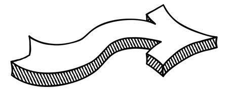 Arrow Sign Icon Direction Symbol Design Elementのイラスト素材