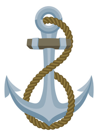 Ship Anchor Boat Rope Nautical Illustrationのイラスト素材