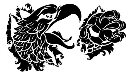 swooping eagle 2021 hs A13のイラスト素材