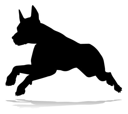 Dog Silhouette Pet Animalのイラスト素材