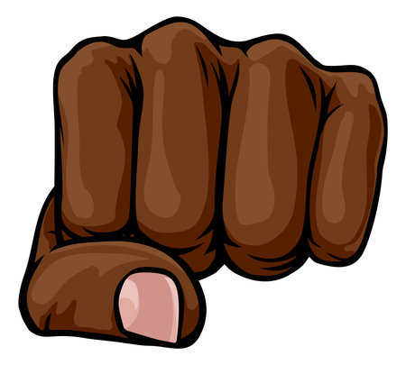 Fist Punch Hand Comic Book Pop Art Cartoonのイラスト素材