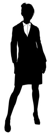 Business People Woman Silhouette Businesswomanのイラスト素材