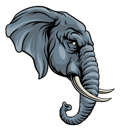 Republican Elephant Election Political Party Iconのイラスト素材