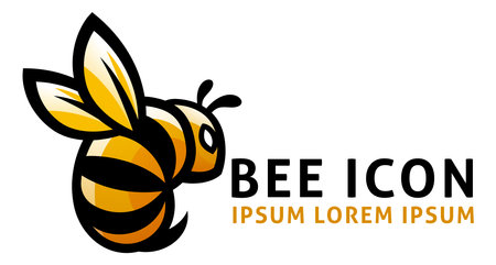 Honey Bumble Bee Or Wasp Design Bumblebee Iconのイラスト素材