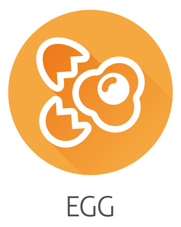 Egg Food Icon Conceptのイラスト素材