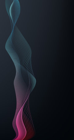 Background Abstract Lines Waves Pattern Designのイラスト素材