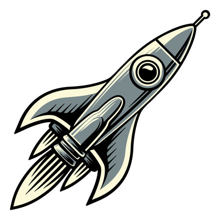 Rocket Space Ship Cartoon Spaceship Rocketshipのイラスト素材