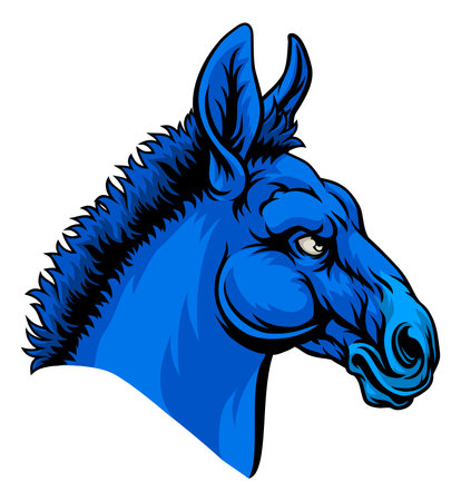 Democrat Donkey Election Political Party Politicsのイラスト素材