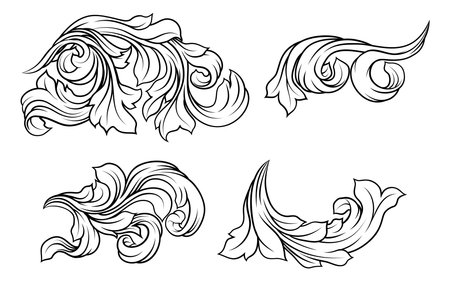 Coat of Arms Filigree Heraldic Heraldry Patternのイラスト素材
