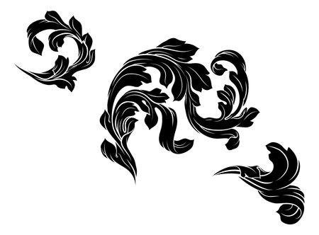 Coat of Arms Filigree Heraldic Heraldry Patternのイラスト素材