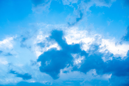 blue sky with cloud.の写真素材